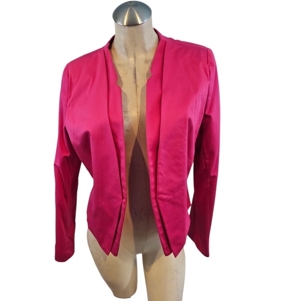 Worthington Size XL Pink Open Blazer